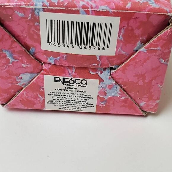 Precious Moments Porcelain Ornament -Sno-Bunny Falls For You Like I Do - Birthda - Picture 3 of 6